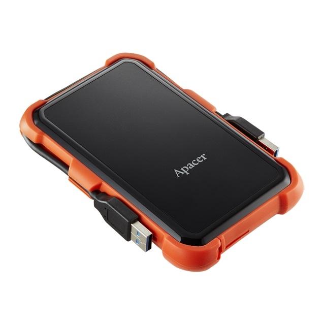 Твърд диск Apacer AC630, 1TB 2.5'' SATA HDD USB 3.2Military-Grade Shockproof Portable Hard Drive