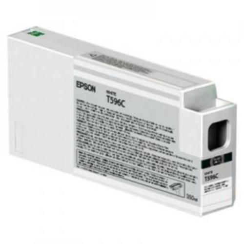 Консуматив Epson T596 Ink Cartridge White 350 ml