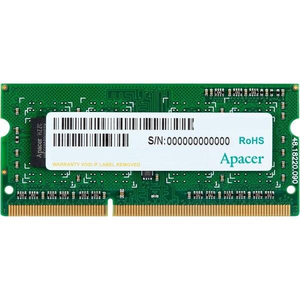 Памет Apacer 4GB DDR3 1333MHz SODIMM, 1.5V