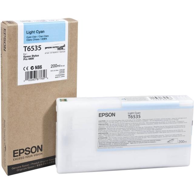Консуматив Epson T6535 Light Cyan Ink Cartridge (200ml)