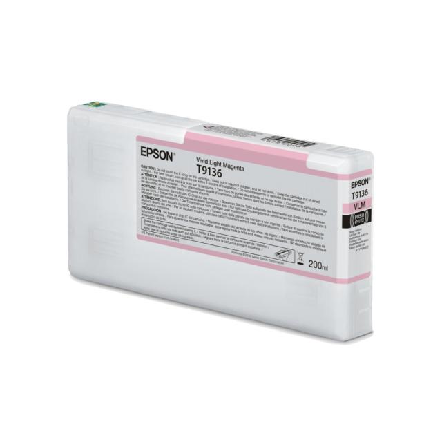 Консуматив Epson T9136 Vivid Light Magenta Ink Cartridge (200ml)