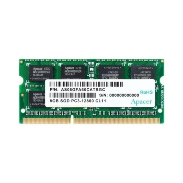 Памет Apacer 8GB DDR3 1600MHz SODIMM, 1.5V