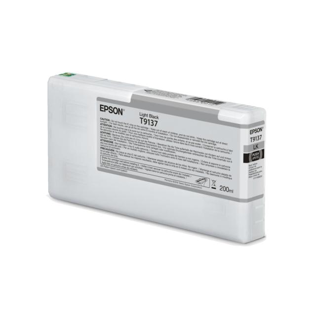 Консуматив Epson T9137 Light Black Ink Cartridge (200ml)