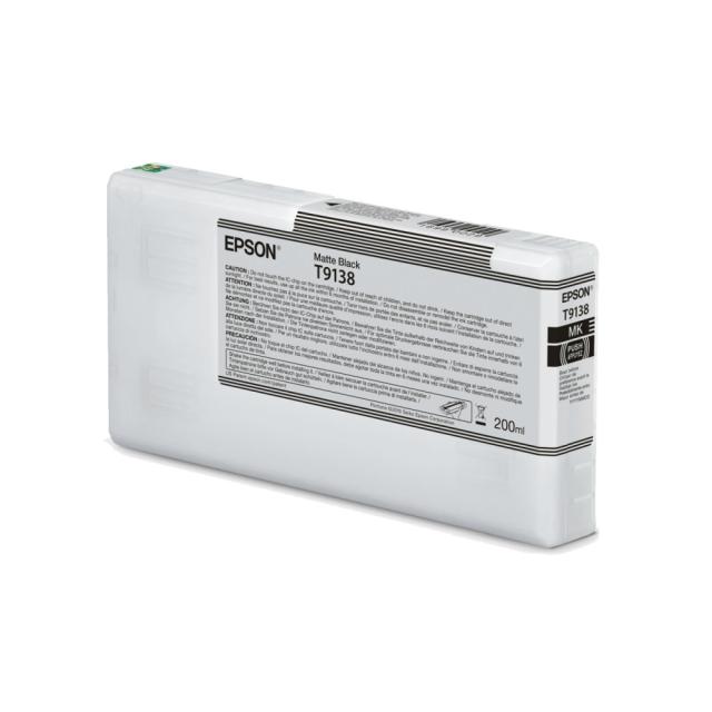 Консуматив Epson T9138 Matte Black Ink Cartridge (200ml)