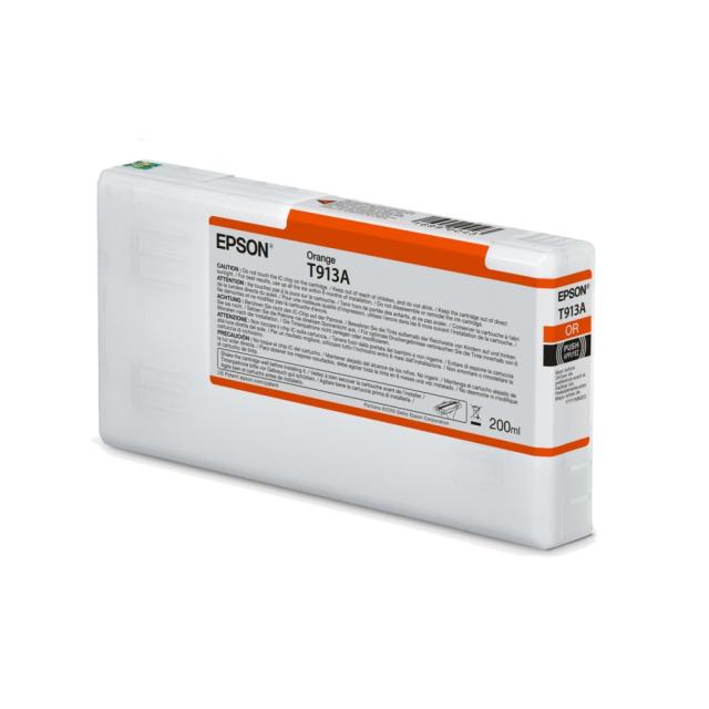 Консуматив Epson T913A Orange Ink Cartridge (200ml)