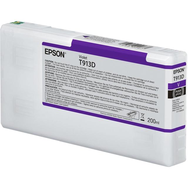 Консуматив Epson T913D Violet Ink Cartridge (200ml)