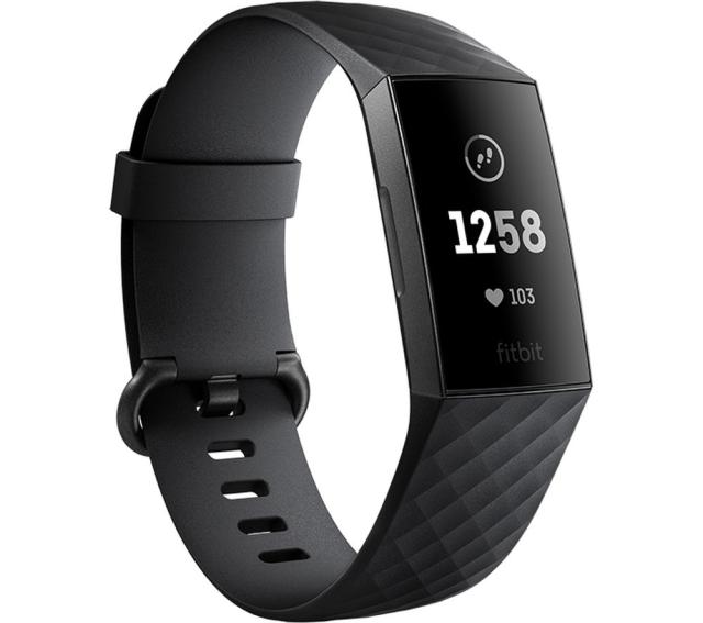 Фитнес гривна Fitbit Charge 3 Graphite Black