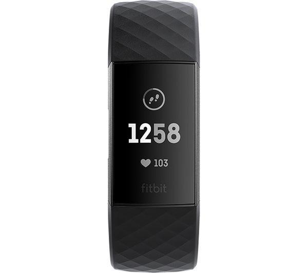 Фитнес гривна Fitbit Charge 3 Graphite Black