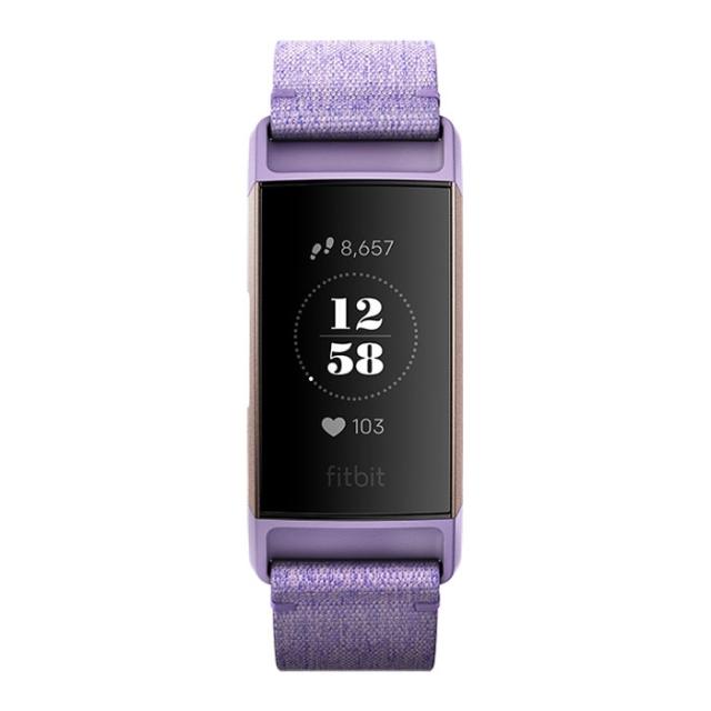 Фитнес гривна Fitbit Charge 3 Special Edition NFC, Lavender Woven