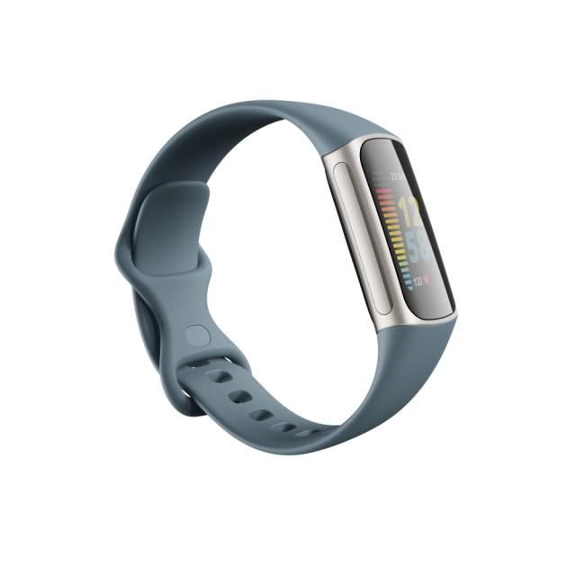 Фитнес гривна Fitbit Charge 5, Steel Blue, Platinum Stainless Steel