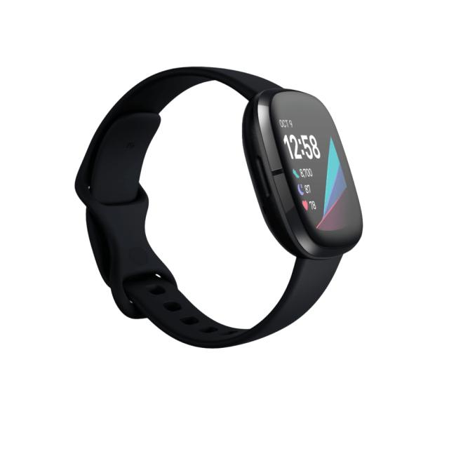 Часовник Fitbit Sense, Carbon Graphite Stainless Steel