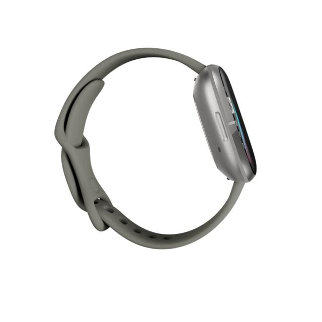 Часовник Fitbit Sense, Sage Grey Silver Stainless Steel