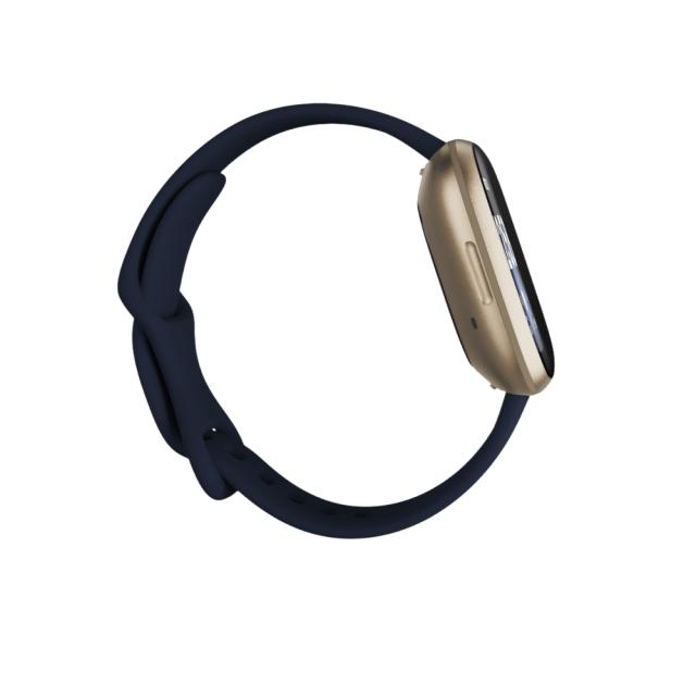 Часовник Fitbit Versa 3, Midnight Soft Gold Aluminum