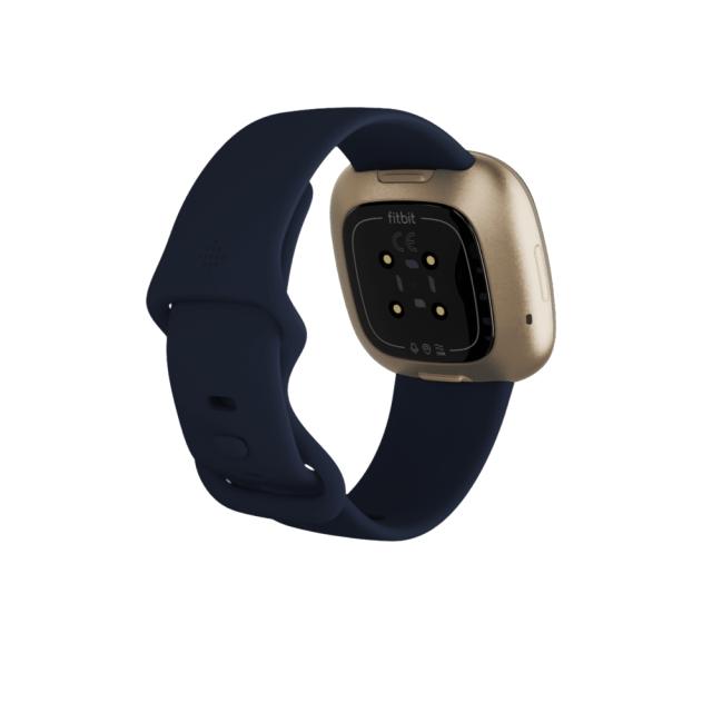 Часовник Fitbit Versa 3, Midnight Soft Gold Aluminum