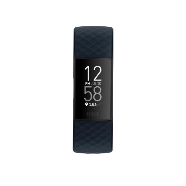 Фитнес гривна Fitbit Charge 4 (NFC) w integrated GPS & FitbitPay - Storm Blue / Black