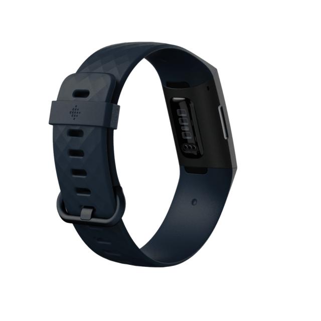 Фитнес гривна Fitbit Charge 4 (NFC) w integrated GPS & FitbitPay - Storm Blue / Black