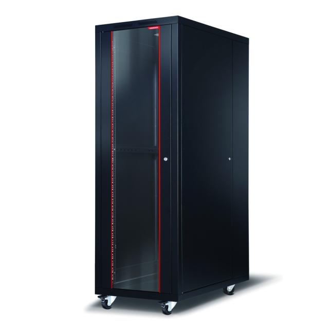 Комуникационен шкаф Formrack 19" Free standing rack 36U 600/1000mm, height: 1831 mm, loading capacity: 600 kg, front tempered glass door, openable locking sides and back (does not include castor/feet group)