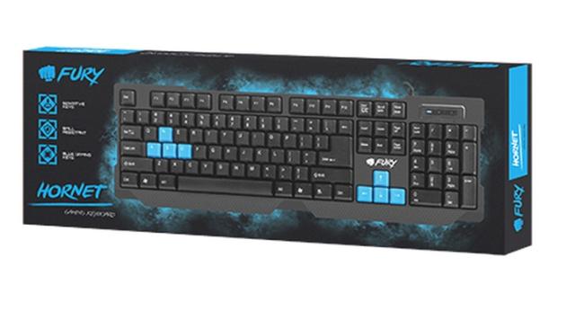 Клавиатура Fury Gaming keyboard, Hornet US layout