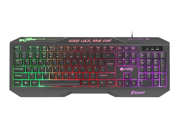 Клавиатура Fury Gaming Keyboard, Hellfire, 2 Backlight, US Layout