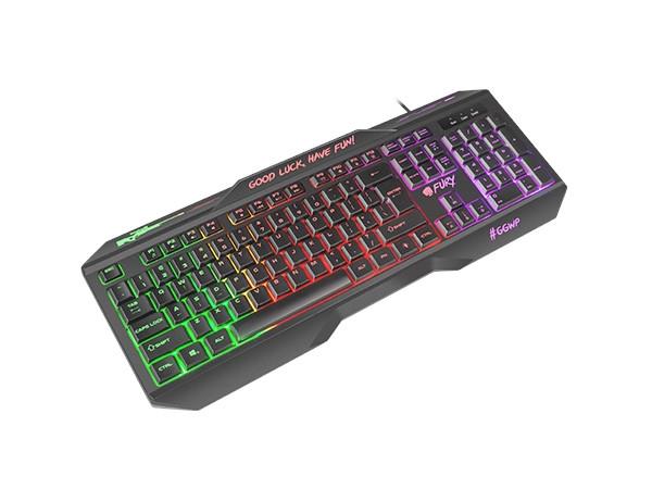Клавиатура Fury Gaming Keyboard, Hellfire, 2 Backlight, US Layout