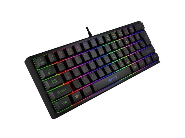 Клавиатура Fury Gaming Keyboard Tiger US Layout Backlight 60%
