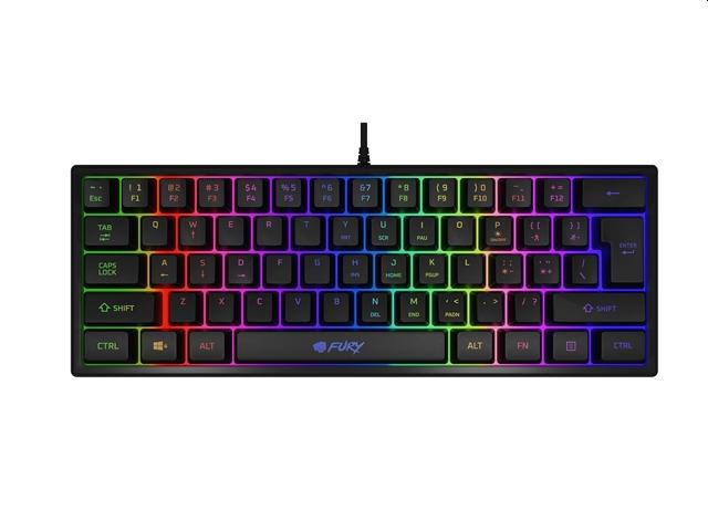 Клавиатура Fury Gaming Keyboard Tiger US Layout Backlight 60%