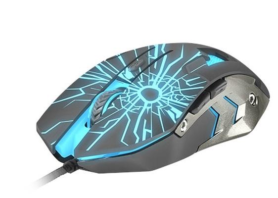 Мишка Fury Gaming mouse, Gladiator, optical 3200DPI, Illuminated black