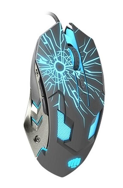 Мишка Fury Gaming mouse, Gladiator, optical 3200DPI, Illuminated black