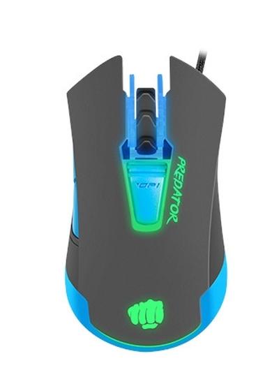 Мишка Fury Gaming mouse, Predator 4800PDI, optical with software, Black
