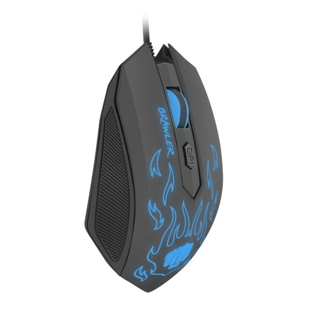 Мишка Fury Gaming mouse, Brawler optical 1600dpi Illuminated Black