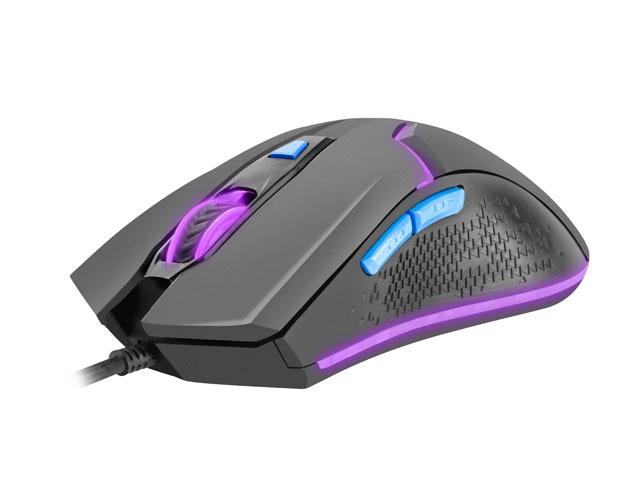 Мишка Fury Gaming Mouse Hunter 2.0 6400 DPI Optical With Software RGB Backlight