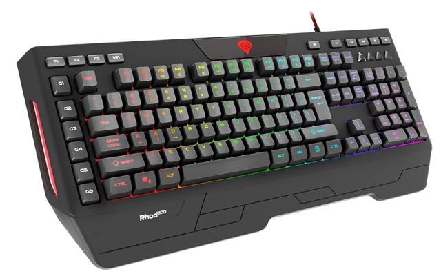 Клавиатура Genesis Gaming Keyboard Rhod 600 Rgb Backlight Us Layout
