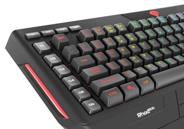 Клавиатура Genesis Gaming Keyboard Rhod 600 Rgb Backlight Us Layout