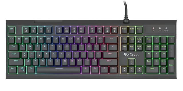 Клавиатура Genesis Hybrid Gaming Keyboard Thor 200 Rgb Hybrid Switch Rgb Backlight Us Layout