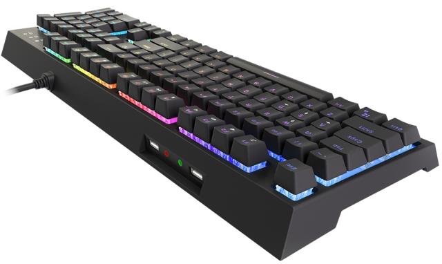 Клавиатура Genesis Hybrid Gaming Keyboard Thor 200 Rgb Hybrid Switch Rgb Backlight Us Layout