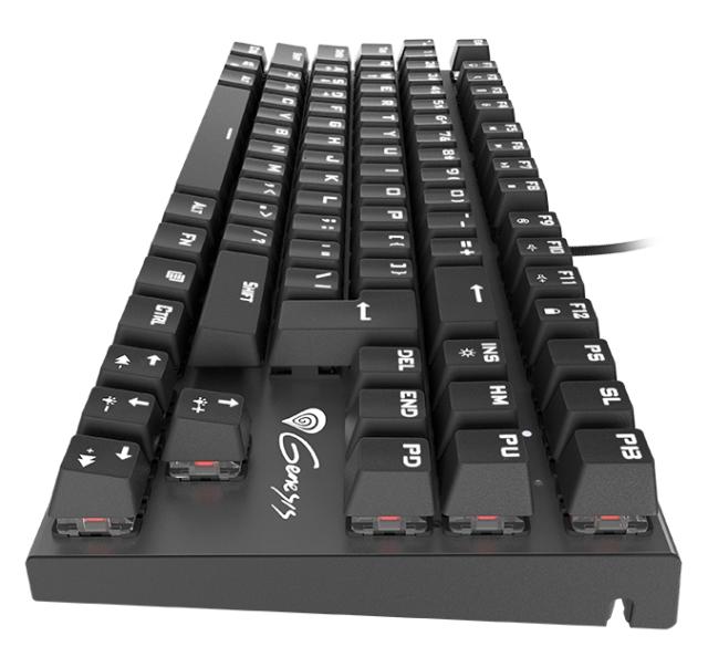 Клавиатура Genesis Mechanical Gaming Keyboard Thor 300 Tkl White Backlight Outemu Red Switch Us Layout