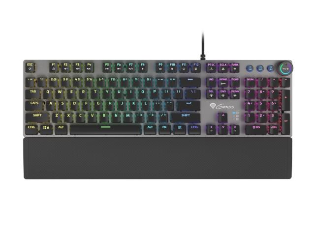 Клавиатура Genesis Mechanical Gaming Keyboard Thor 380 RGB Backlight Blue Switch US Layout Software