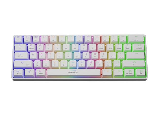 Клавиатура Genesis Mechanical Gaming Keyboard Thor 660 Wireless RGB Backligtht Gateron Red White