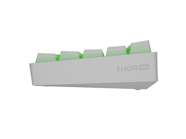 Клавиатура Genesis Mechanical Gaming Keyboard Thor 660 Wireless RGB Backligtht Gateron Red White