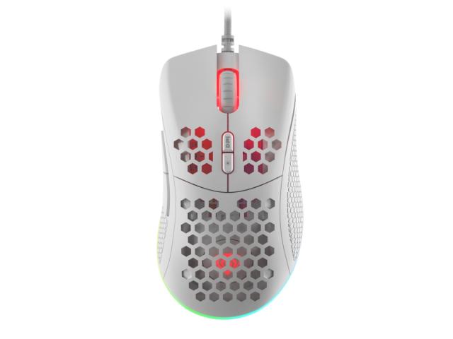 Мишка Genesis Light Weight Gaming Mouse Krypton 550 8000 DPI RGB Software White