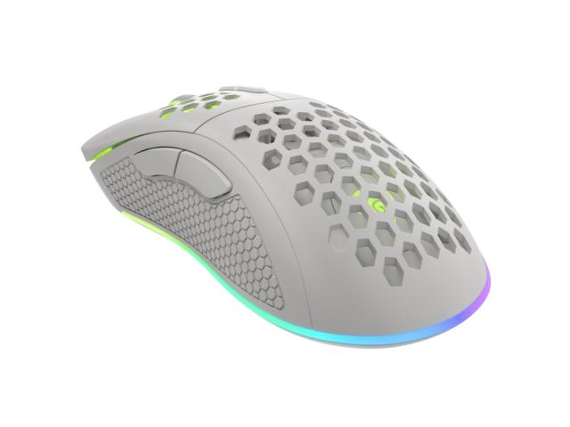 Мишка Genesis Light Weight Gaming Mouse Krypton 550 8000 DPI RGB Software White