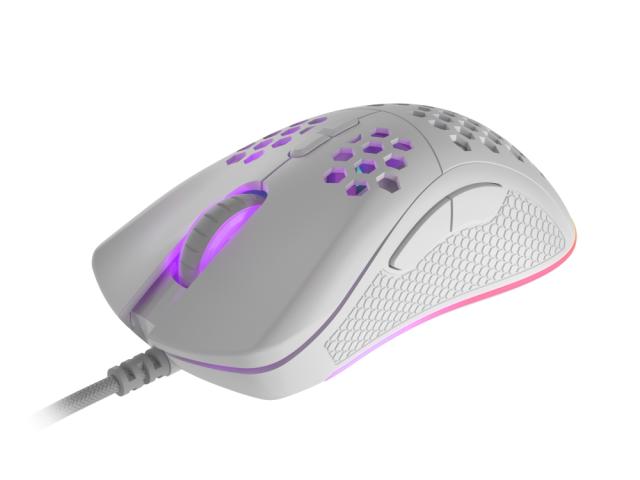 Мишка Genesis Light Weight Gaming Mouse Krypton 550 8000 DPI RGB Software White