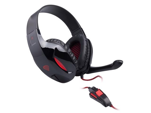 Слушалки Genesis Headphones H44 Z With Microphone Black