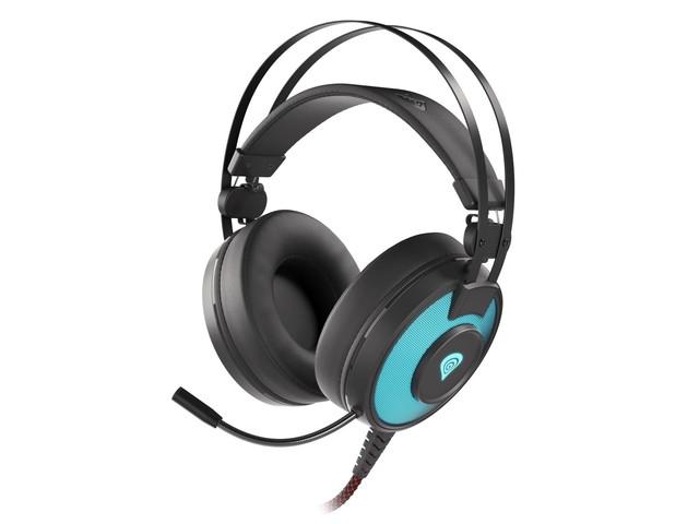 Слушалки Genesis Headset Neon 600 With Microphone RGB Illumination Black