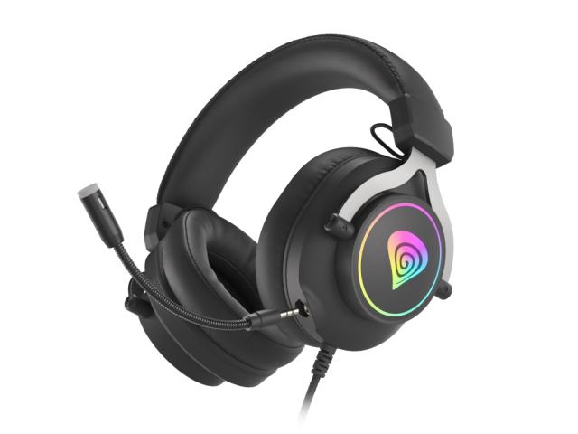 Слушалки Genesis Gaming Headset Neon 750 With Microphone RGB Illumination Black