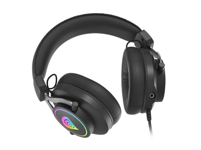 Слушалки Genesis Gaming Headset Neon 750 With Microphone RGB Illumination Black