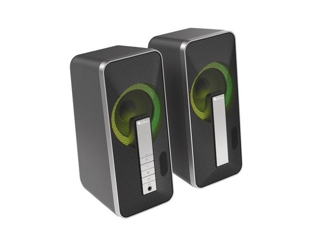 Тонколони Genesis Helium 100BT, Bluetooth, USB, AUX, RGB подсветка, Черен