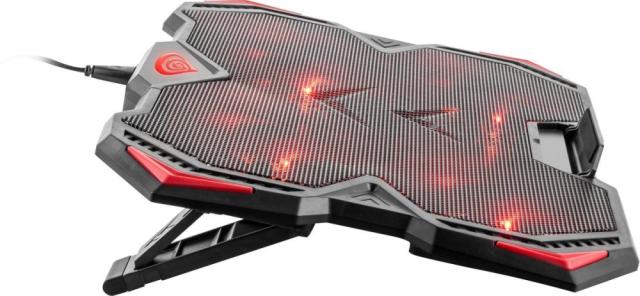 Охлаждаща система Genesis Laptop Cooling Pad Oxid 250 15.6-17.3 4 Fans, Led Light, 2 Usb