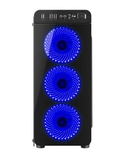 Кутия за компютър Genesis Case Irid 300 Blue Midi Tower Usb 3.0