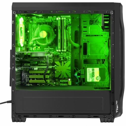 Кутия за компютър Genesis Case Titan 750 Green Midi Tower Usb 3.0
